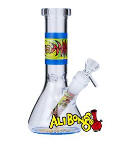 Rainbow Riptide Glass Ice Bong