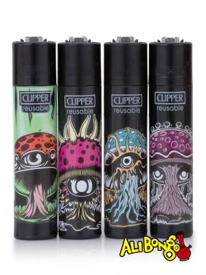 Alien Mushroom Clipper Lighter Collection