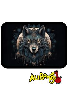 Wolf Noir Metal Tobacco Tin