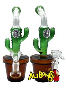 Basil Bush Cactus Percolator Bong