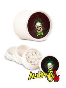 Creature X Santa Cruz White 4pt Biodegradable Hemp Grinder