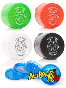 Honey Dust 65mm 4 Part Plastic Crystal Catcher Grinder