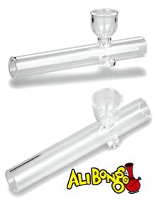 Ali Bongo 10cm Glass Shotgun Pipe