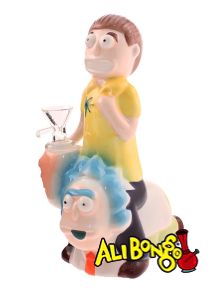 Ceramic Rick & Morty bong