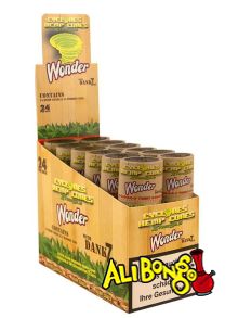 A full box of Cyclone hemp cones in Wonderberry flavour